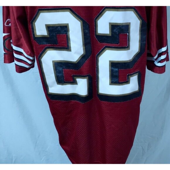 Vtg RBK By Reebok NFL San Francisco 49ers Nate Clements #22 Stitched Jersey Sz-L - Picture 8 of 14
